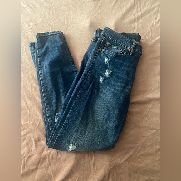 Gap Jeans High Rise  Skinny  Relaxed Denim Jeans size 29R - Picture 2 of 8
